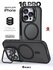 Чехол О'кейси, для iPhone 16 Pro, MagSafe, силикон, прозрачный/че...