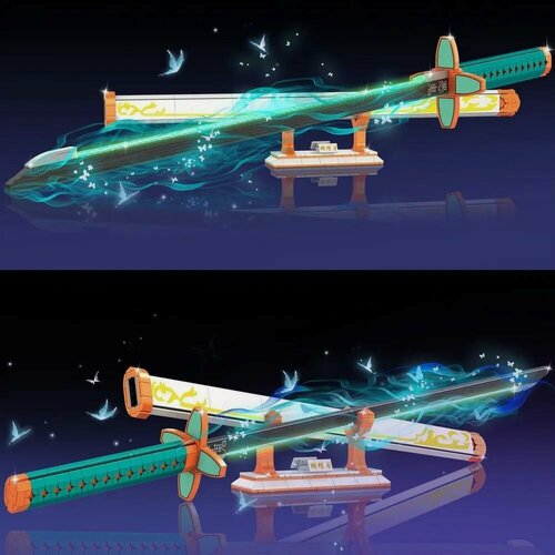 Изображение товара Конструктор Меч / Клинок рассекающий демонов - Шинобу 782 дет / 1512