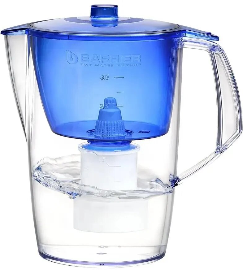 Фильтр-кувшин для очистки воды Барьер Лайт синий 3.6л [в061р51]