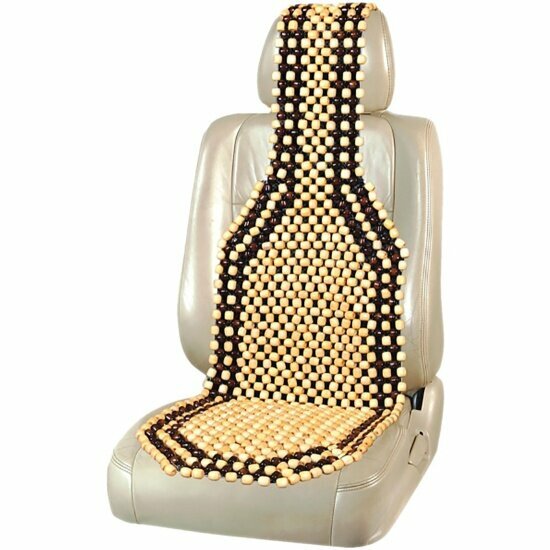 Накидка сиденья массажная ТМ Skyway SKYWAY Massage-04 дерево светлое дерево/рисунок темный