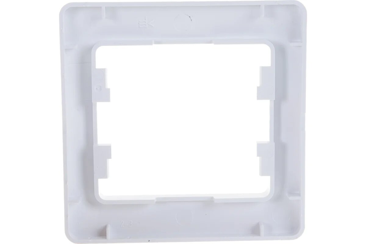Systeme Electric Glossa рамка 1-модульная белая GSL000101 для панели выключателя — фото 1