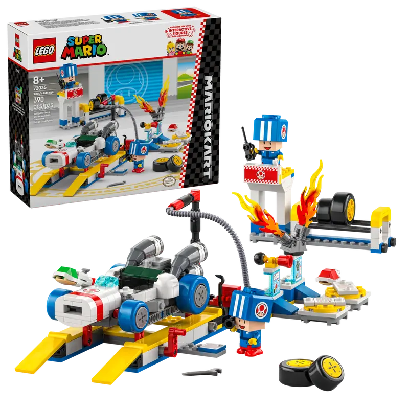 Конструктор LEGO Super Mario 72035 Гараж Тоада, разноцветный, 390 дет.