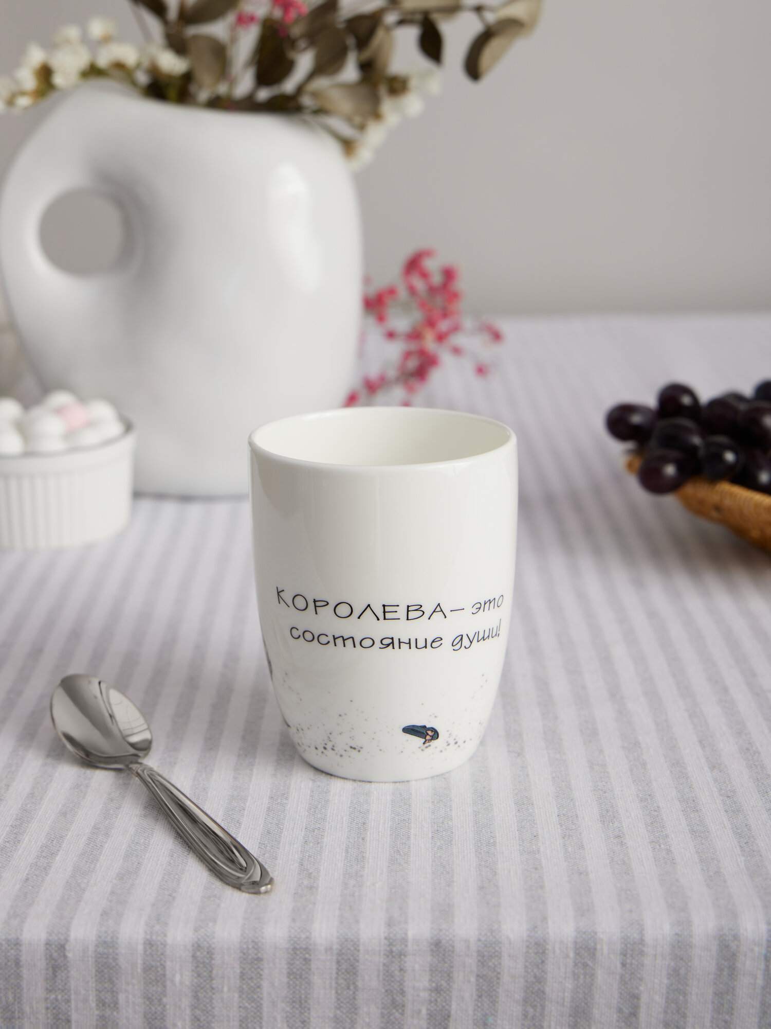 Кружка Lefard "Family Farm", 400 мл, тонкостенный фарфор, чашка для кофе и чая — фото 1