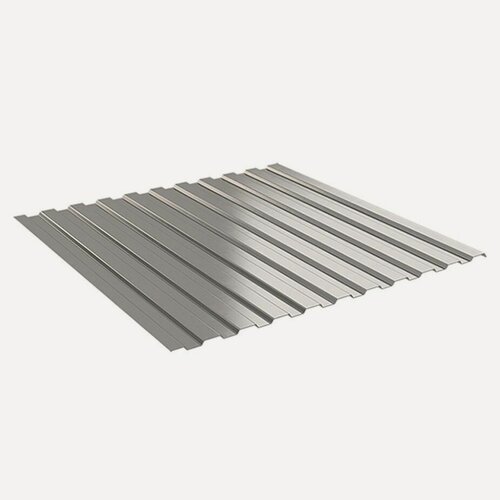 Изображение товара Профнастил С-8 оцинкованный 2000х1200х0,45мм (комплект 5 штук)