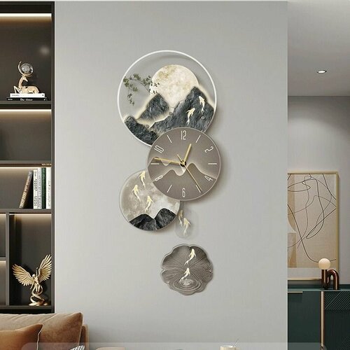 Настенные часы в китайском стиле с подсветкой 5967₽