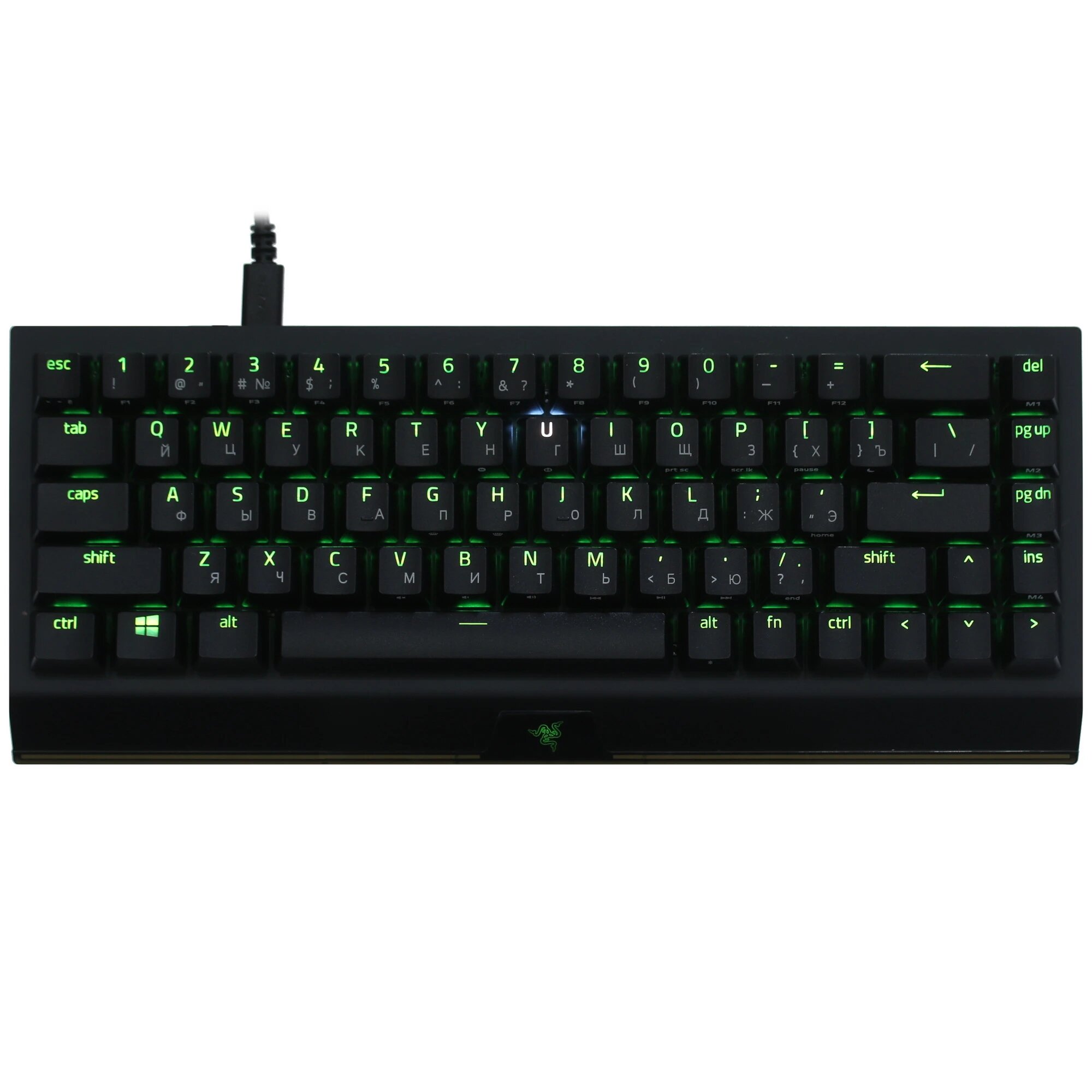 Клавиатура проводная + беспроводная Razer BlackWidow V3 Mini HyperSpeed, черный