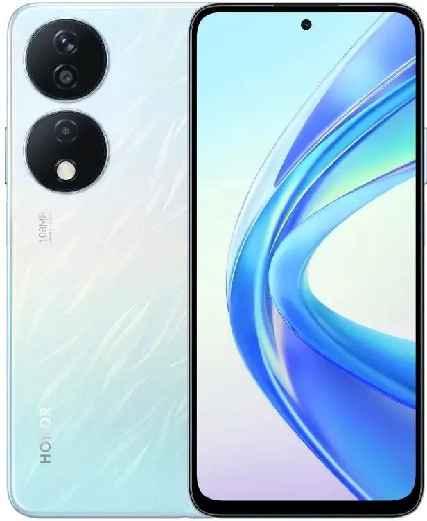 Смартфон HONOR X7b 8/128Гб серебряный Android 13 6,8", 108Мп