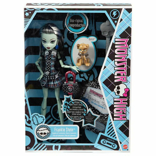 Mattel Monster High Boo-riginal Creeproductiony Frankie Stein Fashion Doll модные коллекционные куклы-игрушки 5786₽