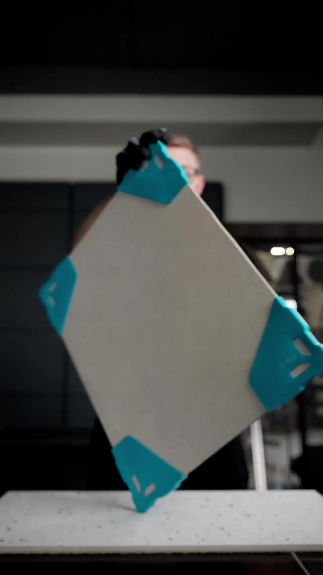 Накладки для углов плитки BIHUI LFTP10, пластик, бирюзовые, 4 шт — фото 1