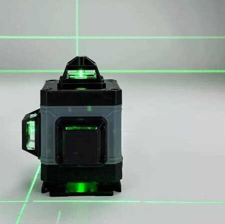 Изображение Нивелир лазерный ProfiPower NL-7016G (E0070)(16 лучей, лазер-зеленый, АКБ, Li-ion 2шт, пульт ДУ, матерчатый кейс)