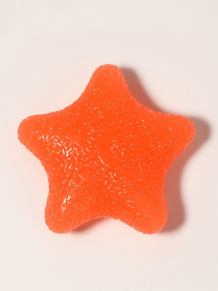 Массажёр реабилитационный TPR  термопласт резина  нагр 20кг d 8см оранж накл OT