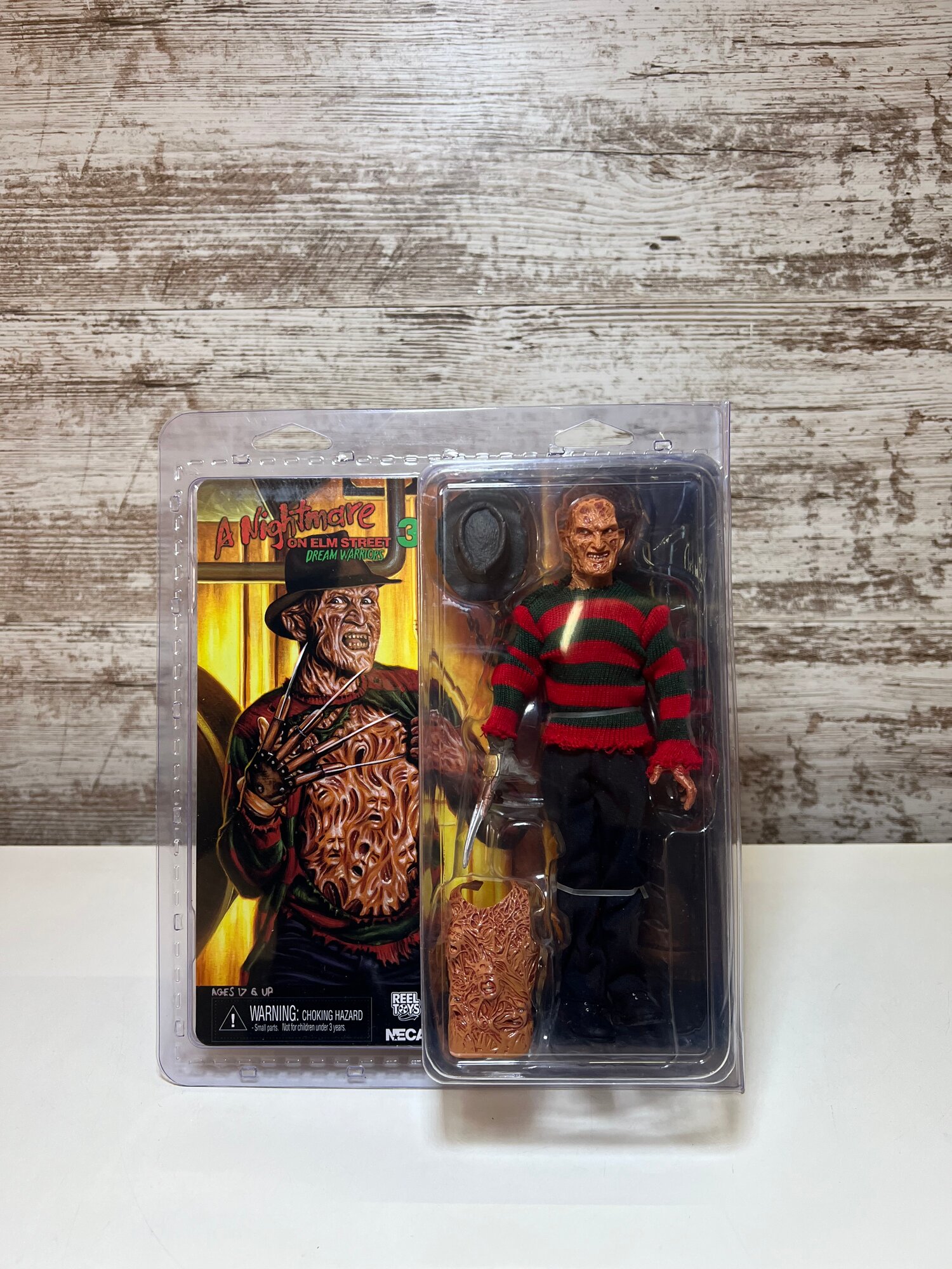 Фигурка Фредди Крюгер, Кошмар на улице Вязов, A nightmare on Elm street 3, Freddy Krueger, 18 см от Neca