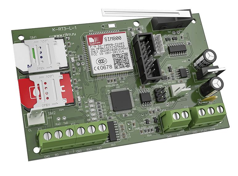 Контакт GSM-5-RT3 Light контрольная панель Ritm