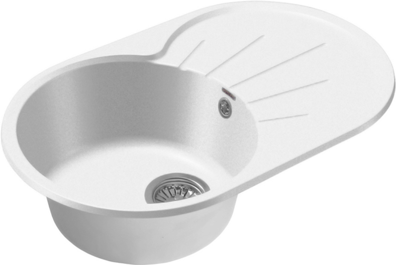 Кухонная мойка GranFest Rondo GF-R750L иней мрамор