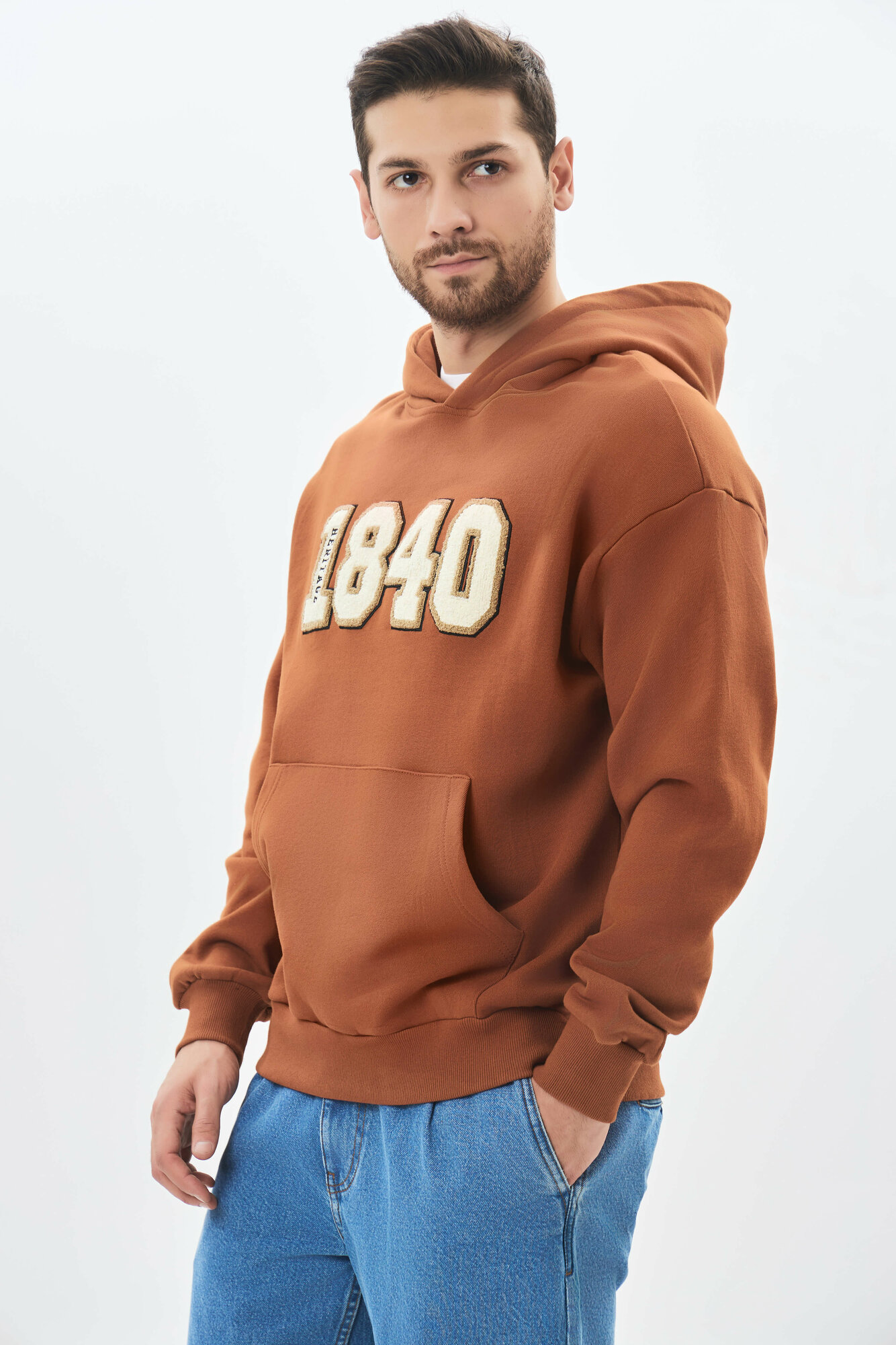 Толстовка TERRA PRO, размер S, , коричневый — фото 1