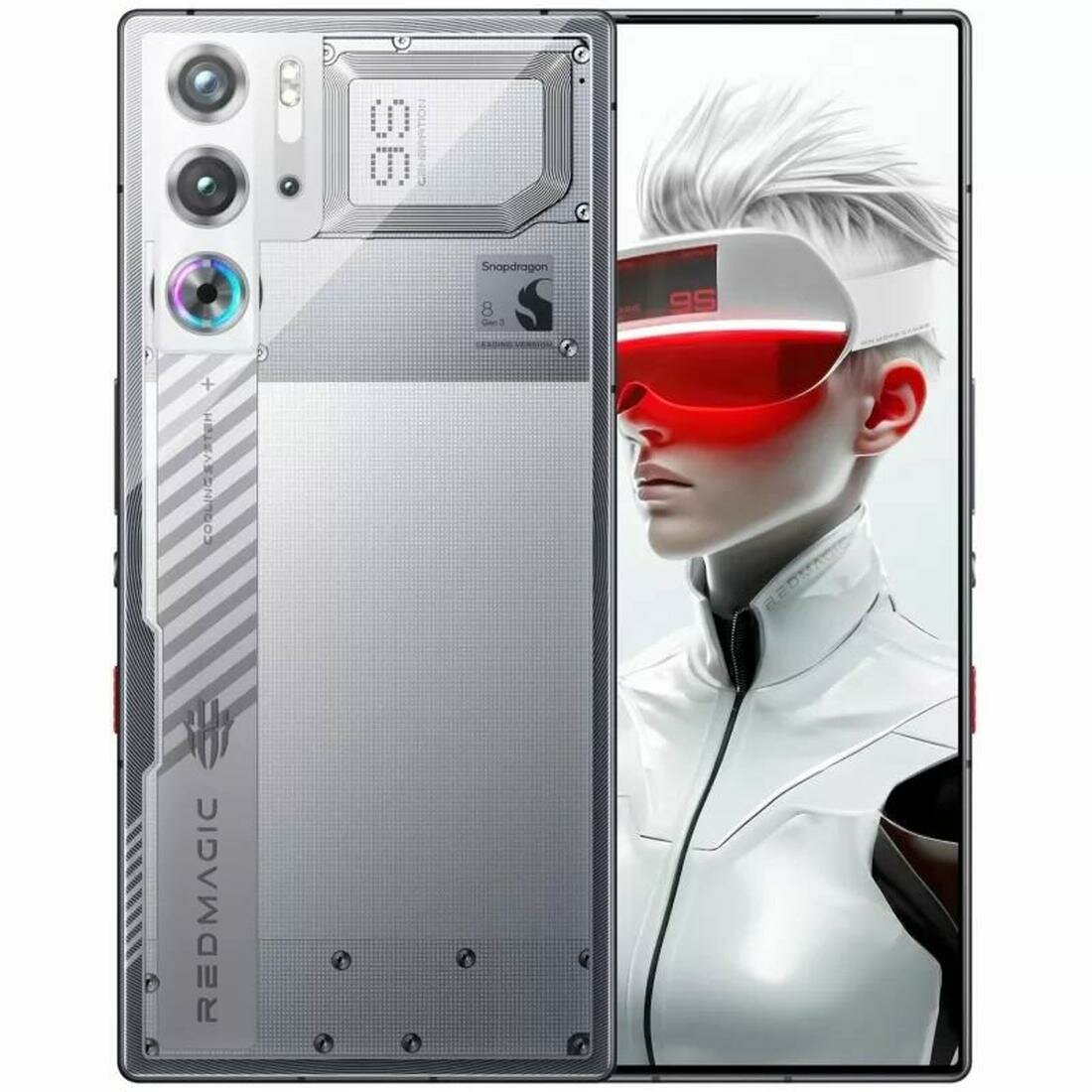 Смартфон ZTE Nubia RedMagic 9S Pro 16/512 ГБ серебристый