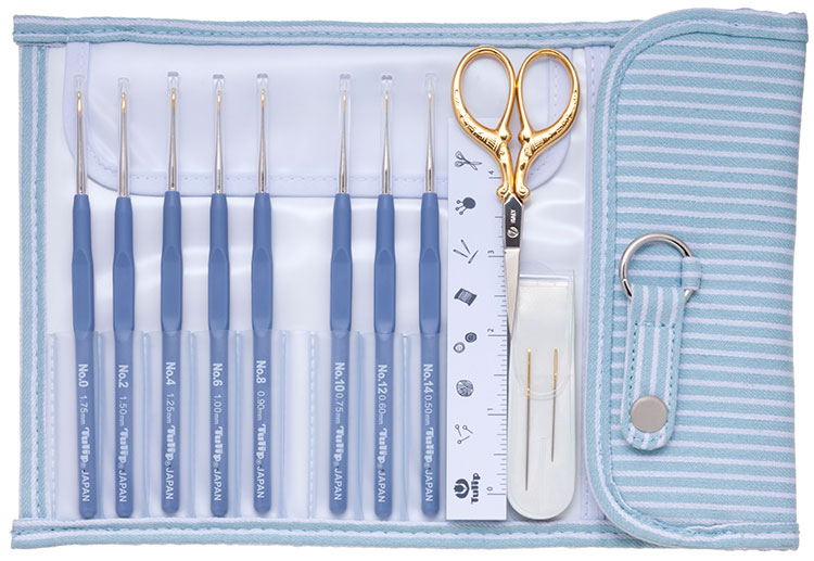 Набор крючков для вязания с ручкой ETIMO, Tulip, TLG-002