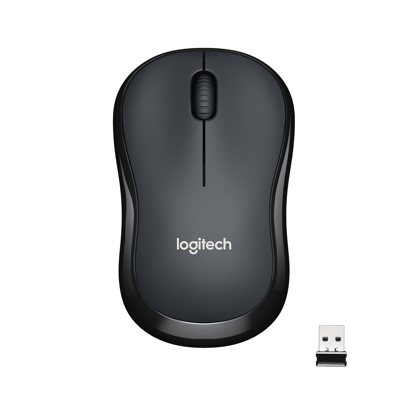 Беспроводная бесшумная мышь LOGITECH M220/221 SILENT, черный