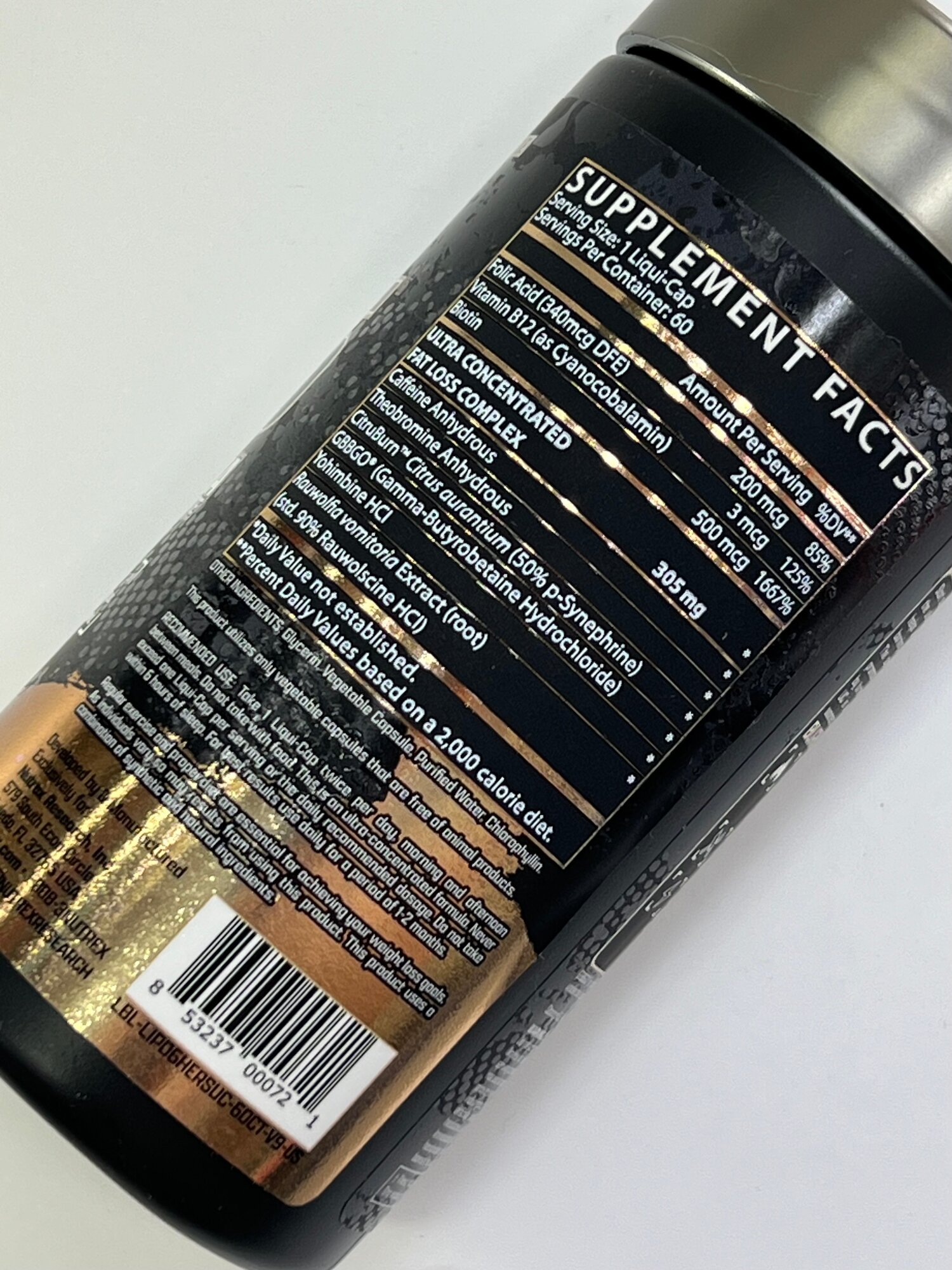 Жиросжигатель Nutrex Lipo-6 Black Hers, 60 капсул для похудения — фото 1