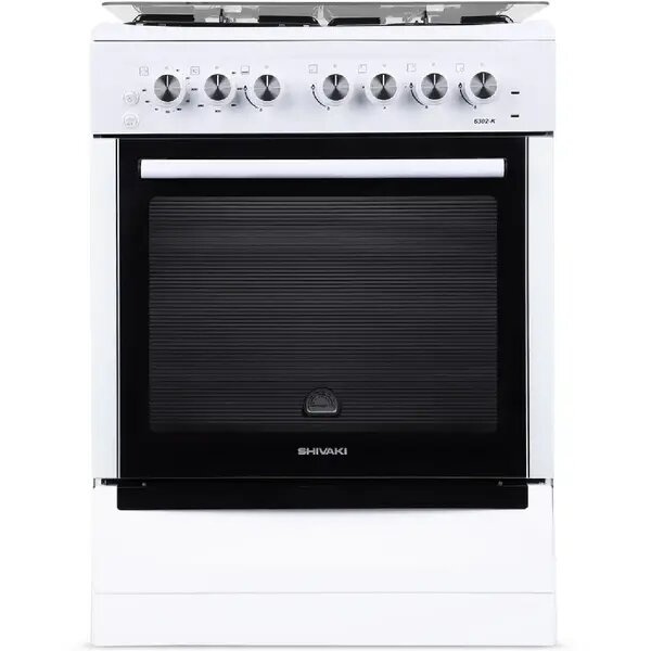Комбинированная плита Shivaki 6302-K White, Комбинированная, да, комбинированная, да, 56 л - 70 л