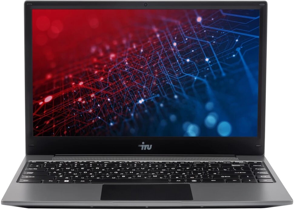 Ноутбук IRU Tactio 14RLH Ryzen 5 Pro 5675U 8Gb SSD256Gb AMD Radeon Graphics AMD Graphics 14" IPS FHD (1920x1080) FreeDOS grey WiFi BT Cam 4000mAh (2058867)