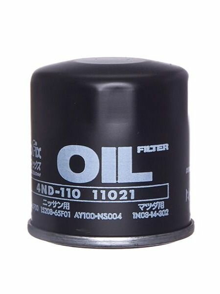 Фильтр масляный Nitto арт. 4ND-110, Япония (152089F60A; 152085758R) Nissan Qashqai, X-Trail; Primera P12, Almera Classic. Kaptur, Arkana — фото 1