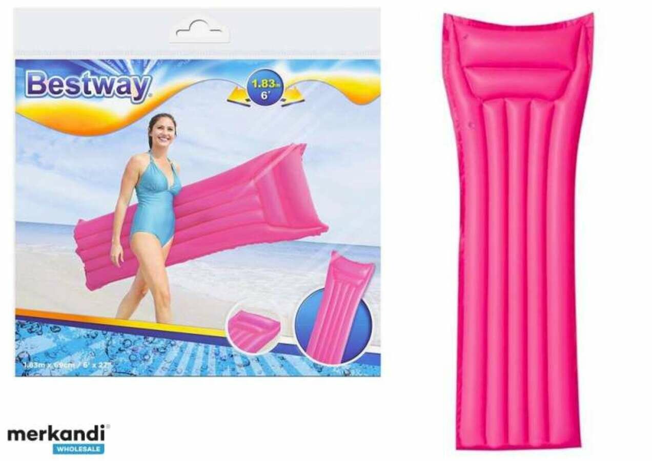 44007 Bestway Матрас надувной Матовый 183х69 см розовый