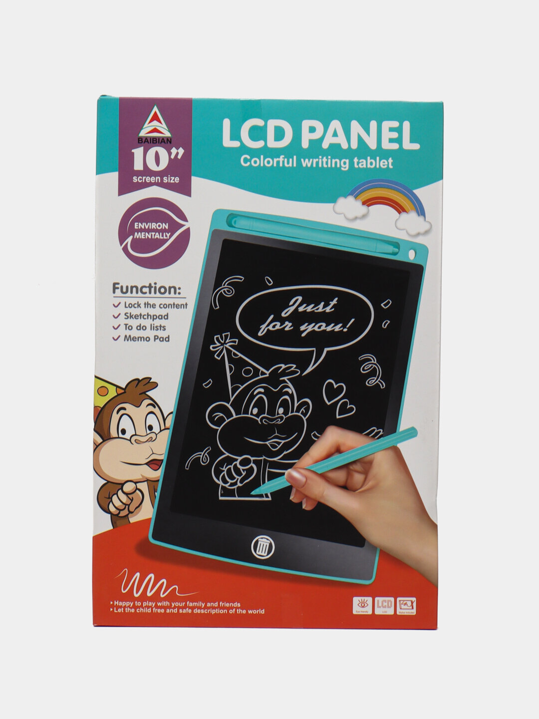 Планшет для рисования Lcd Panel, 10" Синий — фото 1