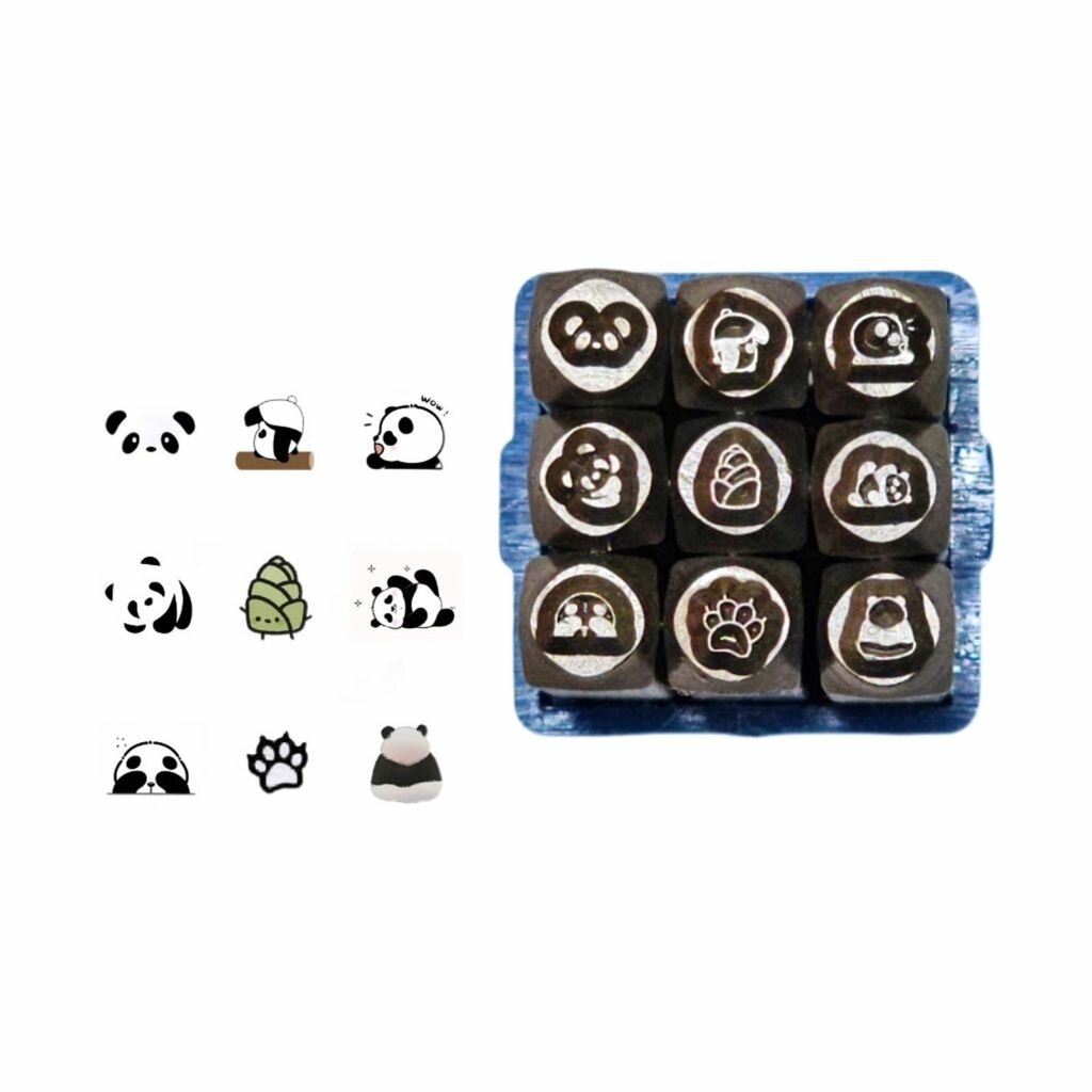 9PCS Металлические Зубила Серия Panda