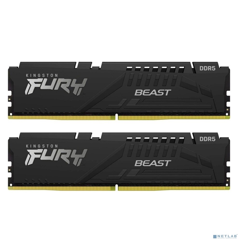 32GB Kingston Fury Beast RGB [DDR5, 6000MHz, 2x16GB] — купить по