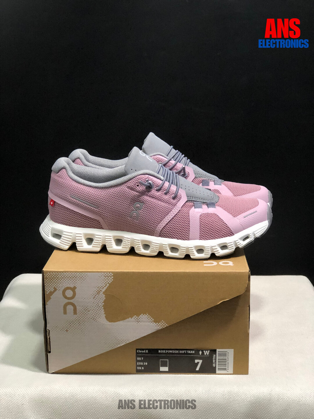 Кроссовки  On Cloud X, размер 38, темно-розовый — фото 1