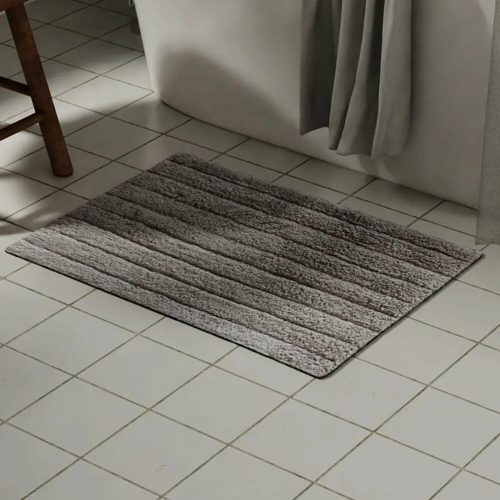 Коврик для ванной Delhi 40x60 см цвет серый