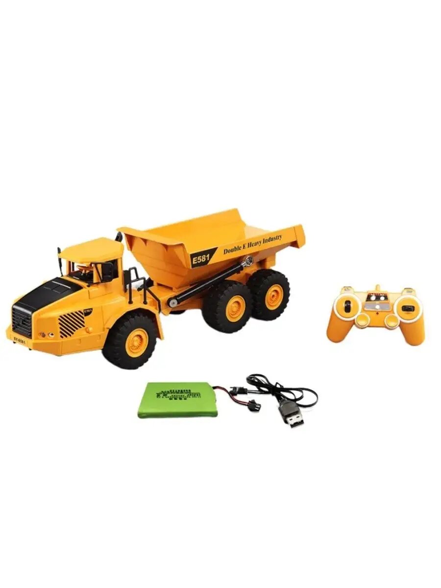 Самосвал Volvo масштаб 1:26 2.4G E581-003 — фото 1