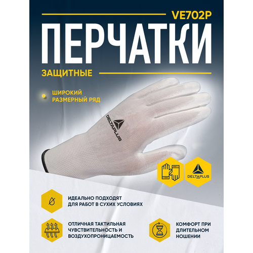 фото Перчатки delta plus ve702p08 1 пара