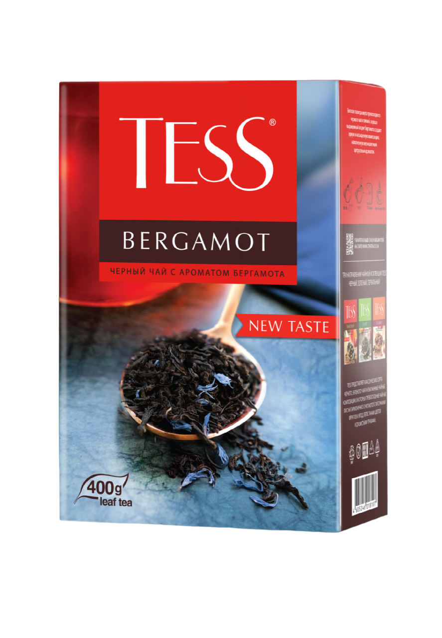 Tess Бергамот 400г.чай лист.черн.с доб. - фотография № 3
