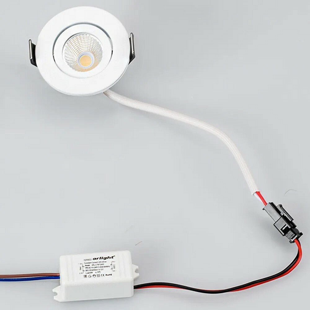 Arlight Светодиодный светильник LTM-R50WH 5W Warm White 25deg (Arlight, IP40 Металл) 020756 - фотография № 15