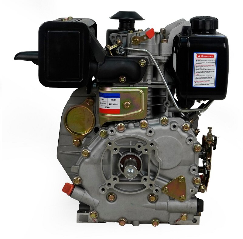 Двигатель дизельный Lifan Diesel 178F D25 (6л с 296куб вал 25мм ручной старт)