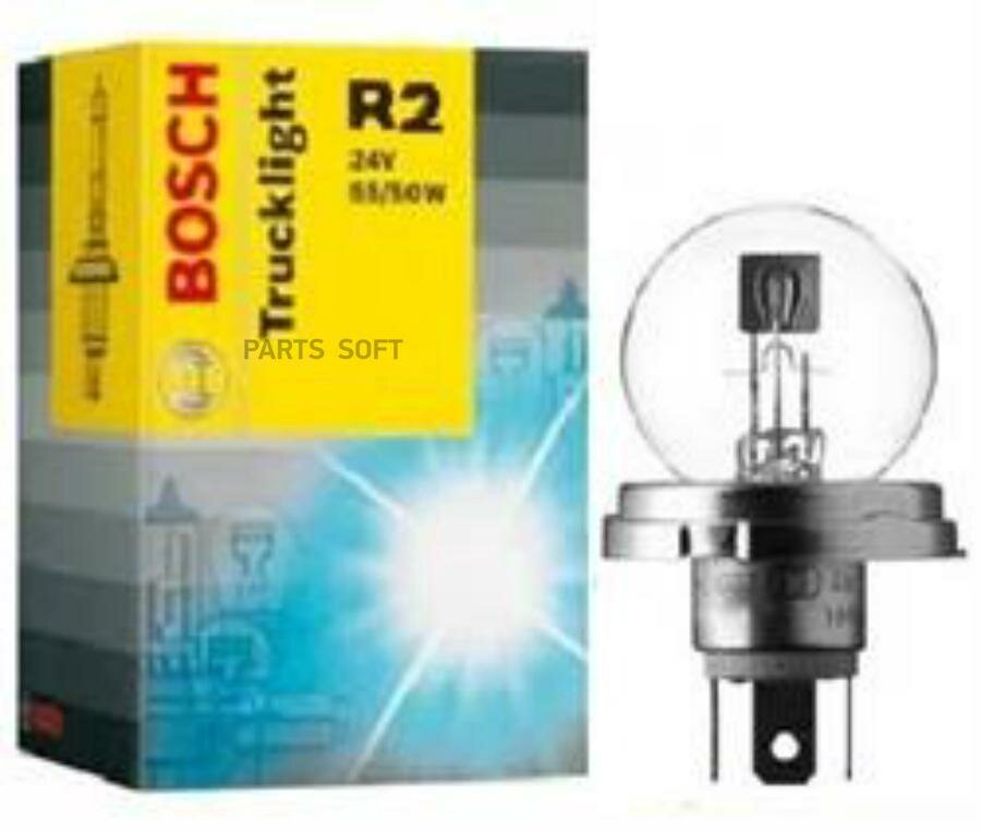 BOSCH 1987302421 Лампа R2 24V 55/50W Trucklight (картонная коробка)