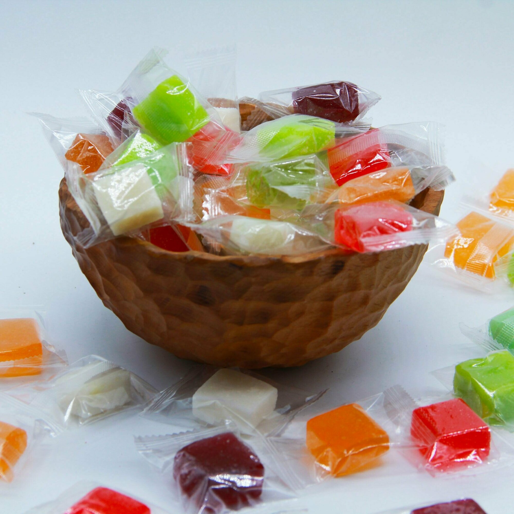 Ассорти кубики жевательные конфеты NutsPro 1,5 кг (3шт по 500гр) - фотография № 5
