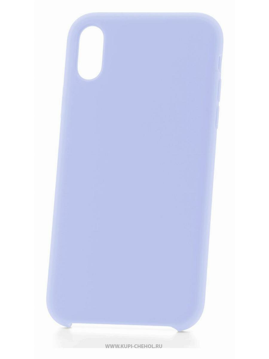 Чехол для iPhone XS Max Derbi Slim Silicone-2 светло-голубой