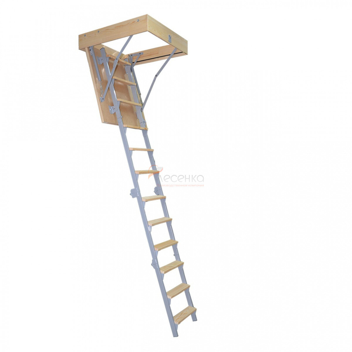 Комбинированная чердачная лестница ЧЛ-06 700х800