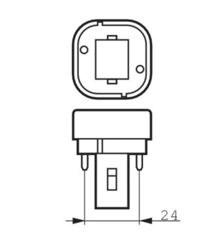 Светодиодная лампа Philips CorePro LED PLC6.5W 840 4P G24q-2 (только ЭПРА)