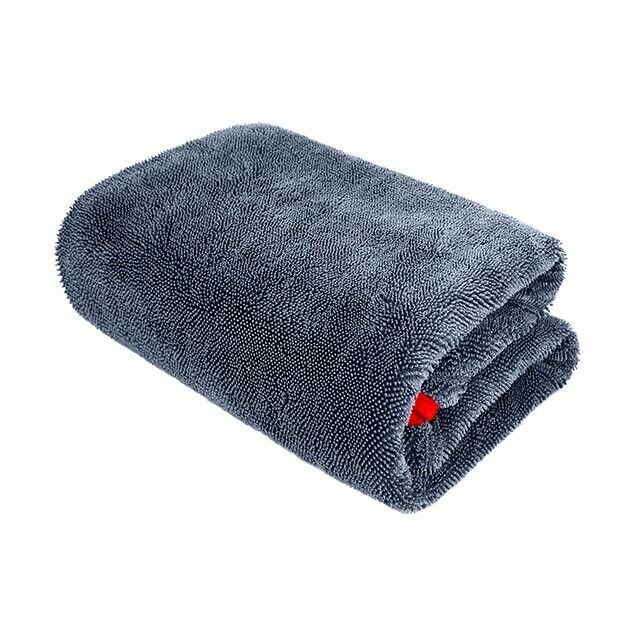 Полотенце для сушки мягкое профессиональное (70х90см) PURESTAR TWIST DRYING TOWEL GRAY, серое — фото 6
