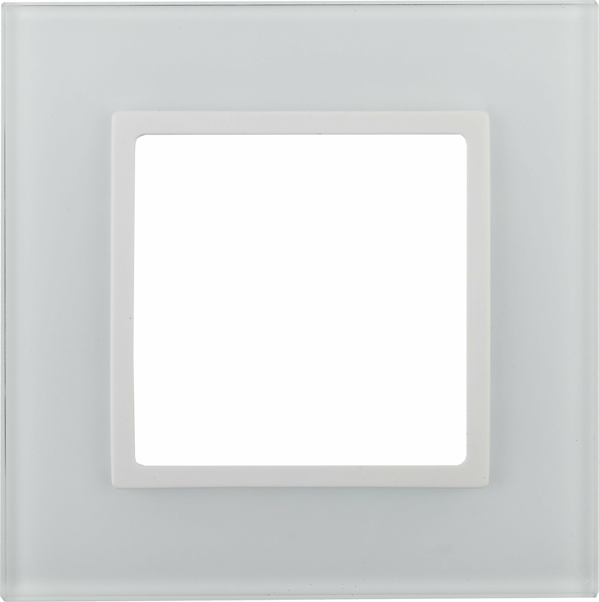 Рамка для розеток и выключателей ЭРА Elegance 14-5101-01 на 1 пост, стекло, Эра