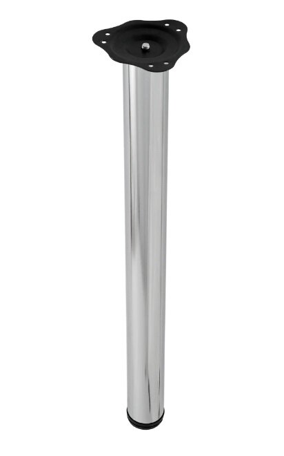 Ножка регулируемая TL-009 710 мм сталь максимальная нагрузка 50 кг цвет хром