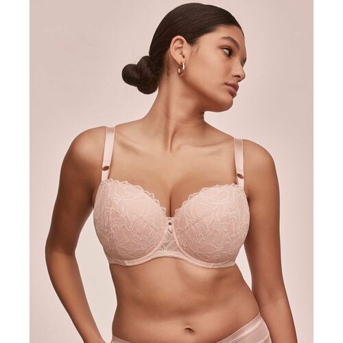 фото Бюстгальтер alles, 2 шт., размер 95d, розовый, пыльная роза
