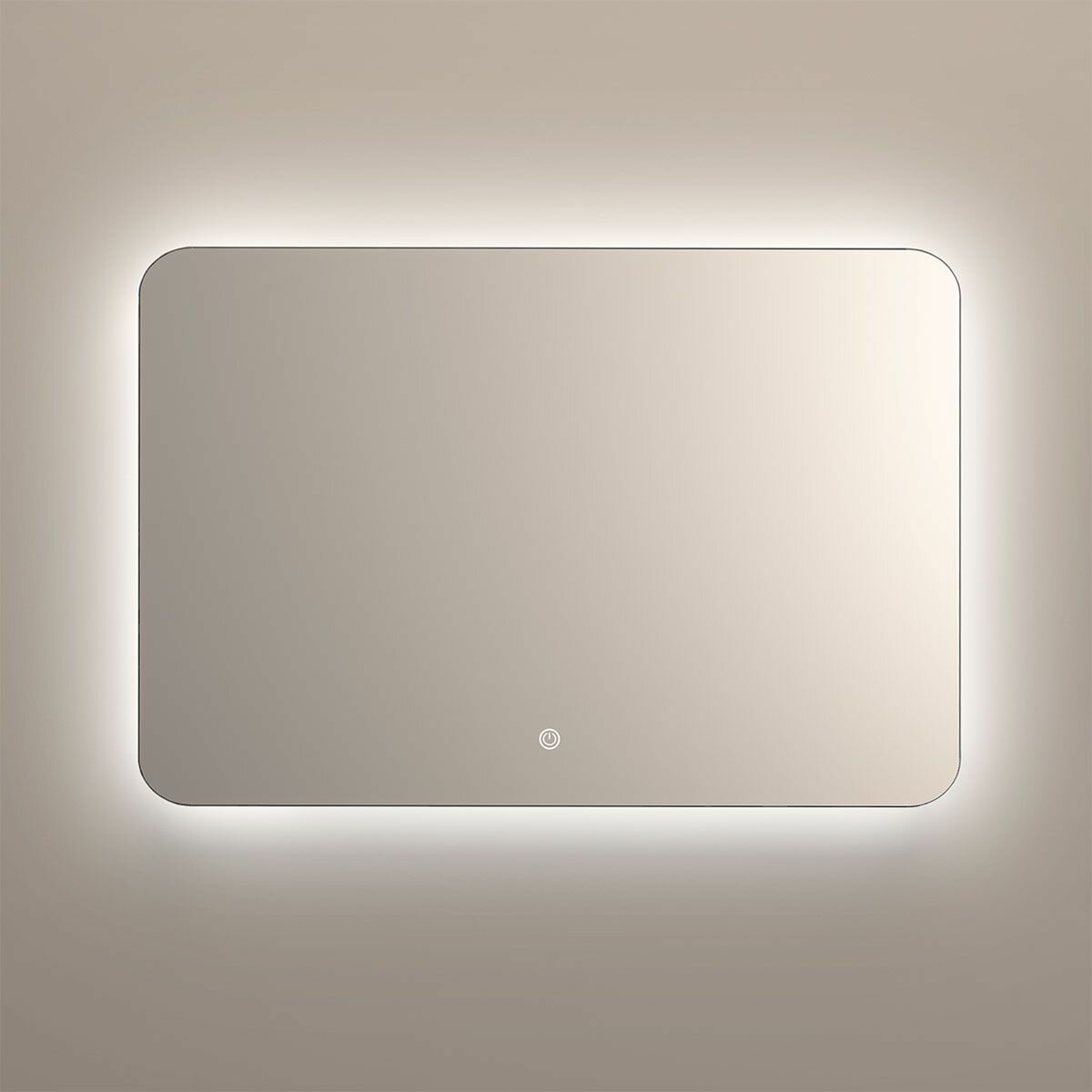 Зеркало LED VLM-3BE120 1200х800 c сенсорным выключателем и диммером - фотография № 3