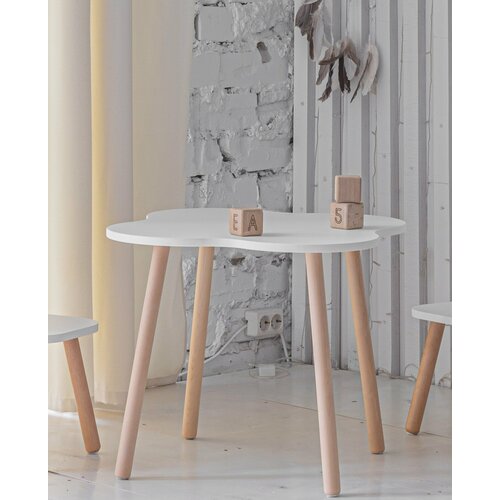 Стол детский ANTEMI Облако 56х56х47 см белыйдерево ДМ004 2910₽