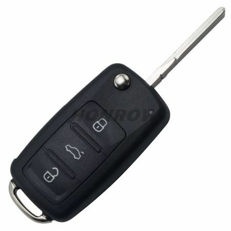 Корпус выкидного ключа Volkswagen / Skoda 2011+ 3 Кнопки
