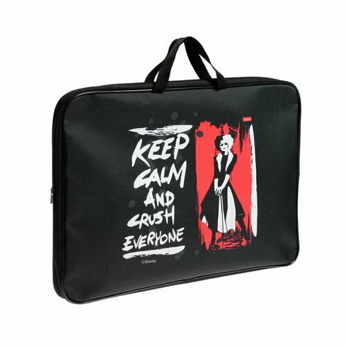 Папка для чертежей и рисунков А3, 475 x 345 x 40 мм, с ручками, текстильная, Hatber 